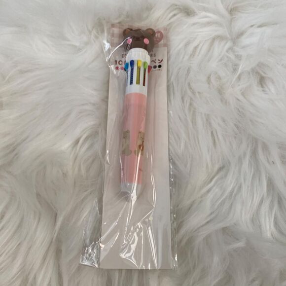 10 Color Ballpoint Pen. Bear Design. Multicolor. - Picture 3 of 6